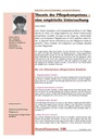 Theorie der Pflegekompetenz – eine empirische Untersuchung