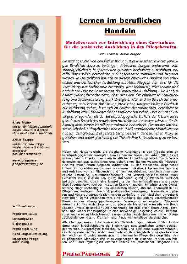 Lernen im beruflichen Handeln