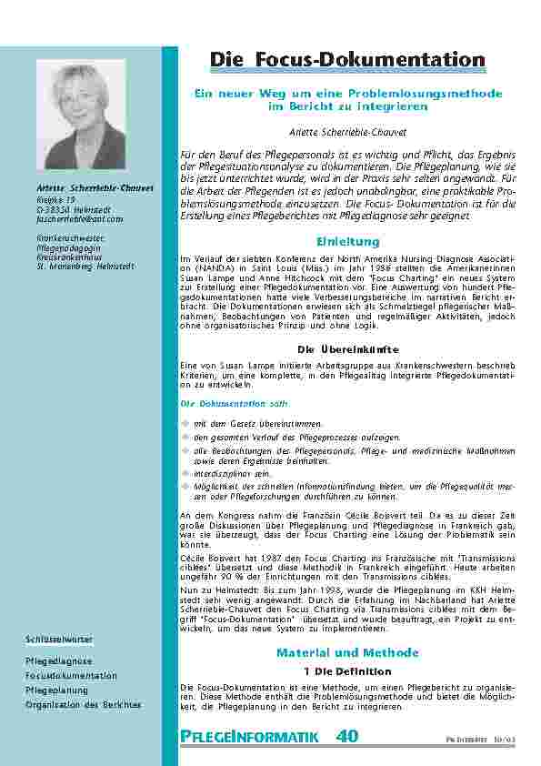 Die Focus-Dokumentation