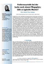 Präferenzurteile bei der Suche nach einem Pflegeplatz: Gibt es typische Muster? Eine Latent Class Analyse