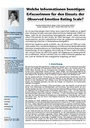 Welche Informationen benötigen Erfasserinnen für den Einsatz der Observed Emotion Rating Scale?