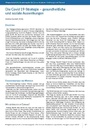 Die Covid-19-Strategie – gesundheitliche und soziale Auswirkungen