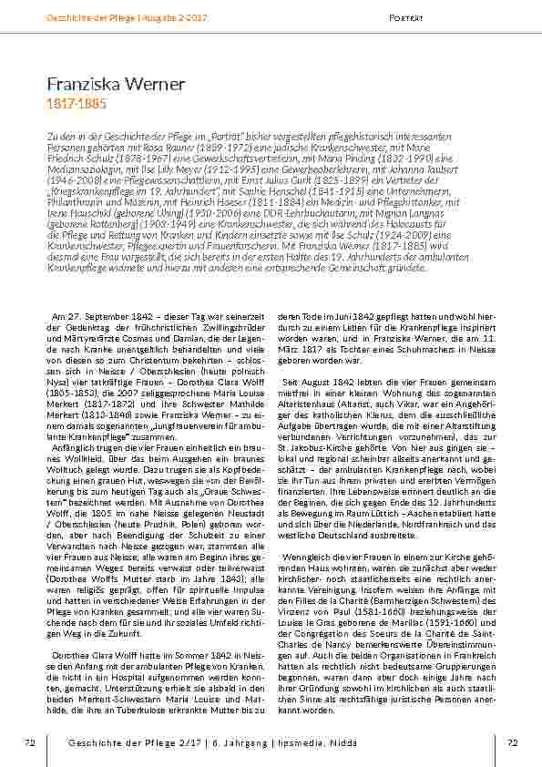 Portrait: Franziska Werner