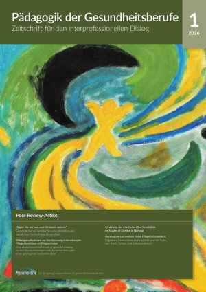 Pädagogik der Gesundheitsberufe 1-2026 ganzes Heft