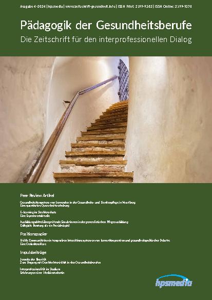 Pädagogik der Gesundheitsberufe 4-2024