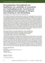 Personalsituation, Personalbedarf und Qualifikation von Lehrkräften an Gesundheitsund Krankenpflegeschulen: Auswirkung auf Personalbedarfsentwicklungen am Beispiel einer Erhebung im Land Brandenburg