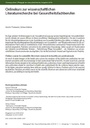 Onlinekurs zur wissenschaftlichen Literaturrecherche bei Gesundheitsfachberufen