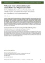 Prüfungen in der Lehrerausbildung der Gesundheitsund Pflegewissenschaft – Ein fachdidaktischer Exkurs zur Konstruktion und Gestaltung von mündlichen Prüfungen im Kontext von Kompetenzund Problembasierung