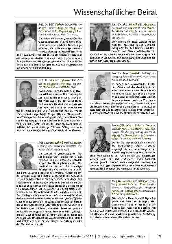 Wissenschaftlicher Beirat