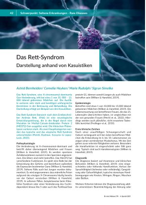 Das Rett-Syndrom Darstellung anhand von Kasuistiken
