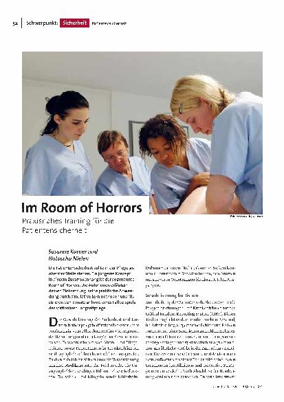 Im Room of Horrors: Praxisnahes Training für die Patientensicherheit