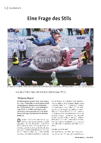 Eine Frage des Stils: Auf den Reformbaustellen herrschen raue Töne.