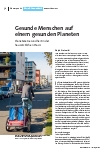 [doc_225656] Corrected: Gesunde Menschen auf einem gesunden Planeten.
