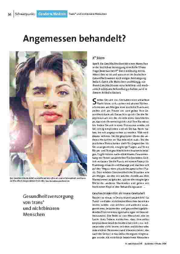 Angemessen behandelt?