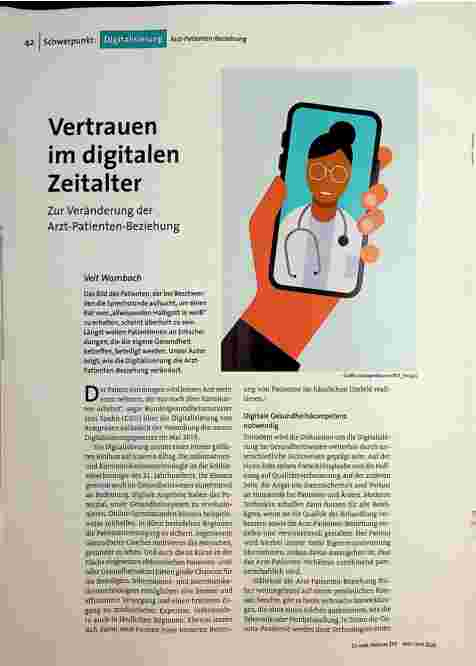 Vertrauen im digitalen Zeitalter: Zur Veränderung der Arzt-Patienten-Beziehung
