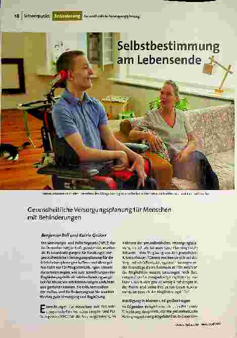 Selbstbestimmung am Lebensende