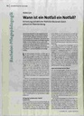 Wann ist ein Notfall ein Notfall?