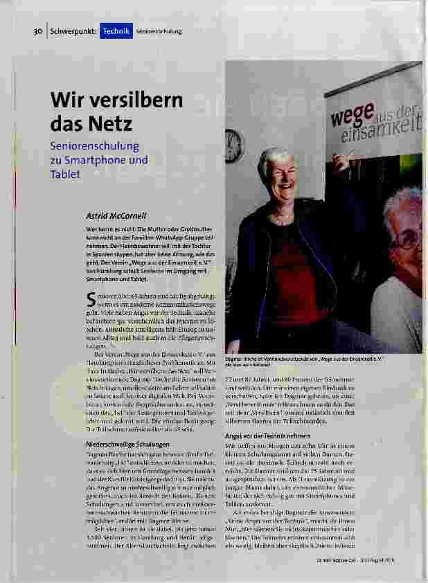 Wir versilbern das Netz