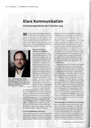 Klare Kommunikation