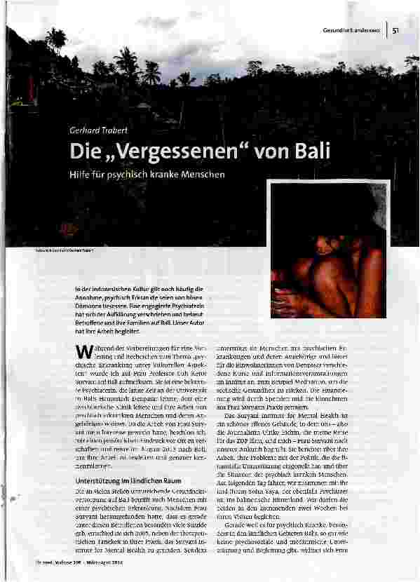 Die Vergessenen von Bali