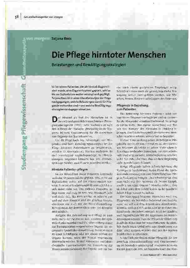 [doc_134068] Die Pflege hirntoter Menschen