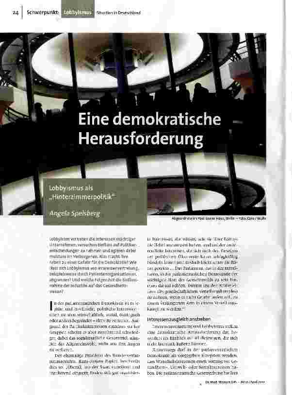 Eine demokratische Herausforderung