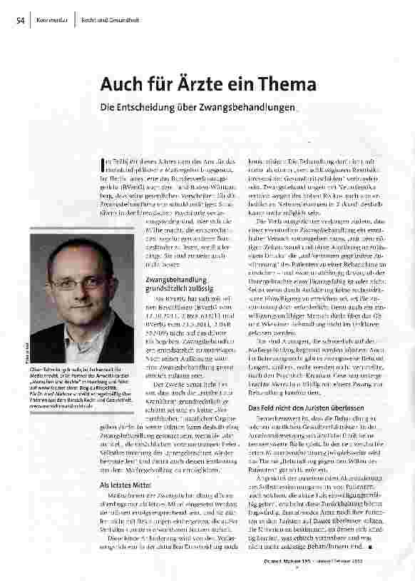 [doc_131610] Auch für Ärzte ein Thema