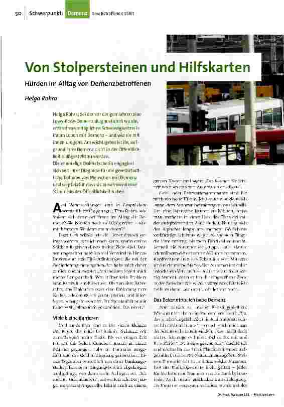 Von Stolpersteinen und Hilfskarten