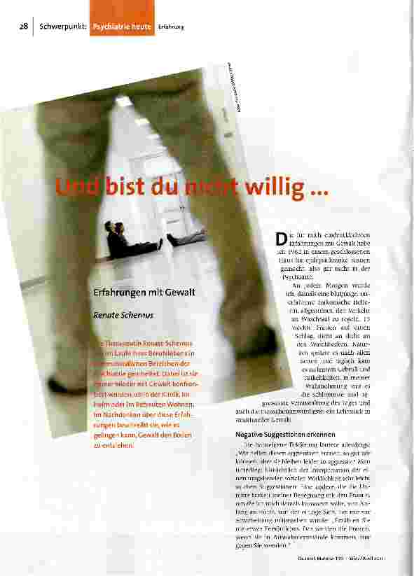 Und bist Du nicht willig ...