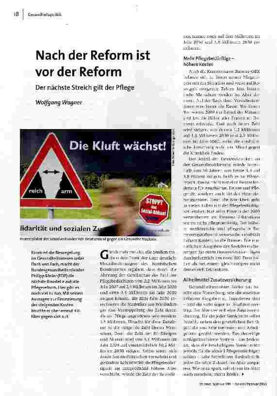 Nach der Reform ist vor der Reform