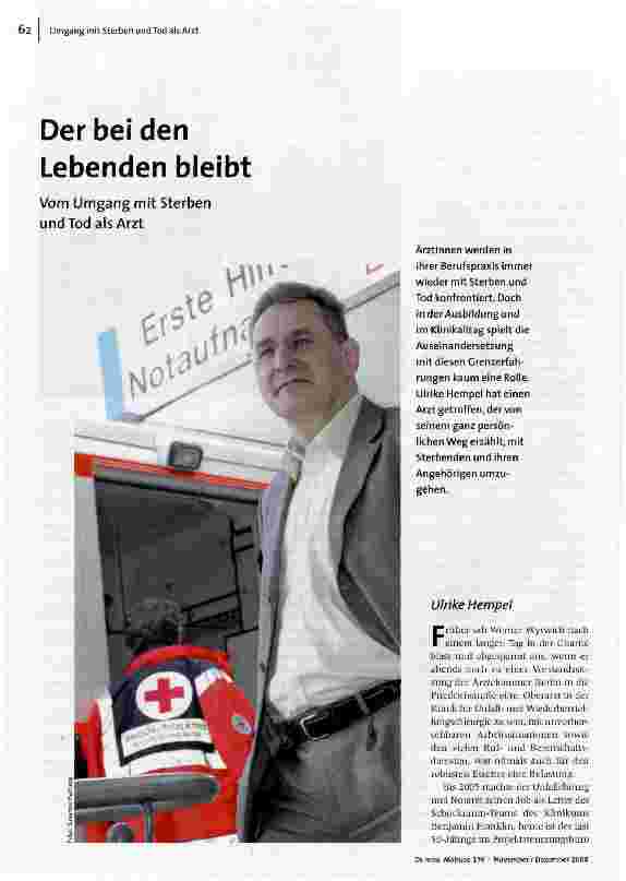 Der bei den Lebenden bleibt