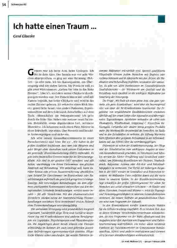 Ich hatte einen Traum