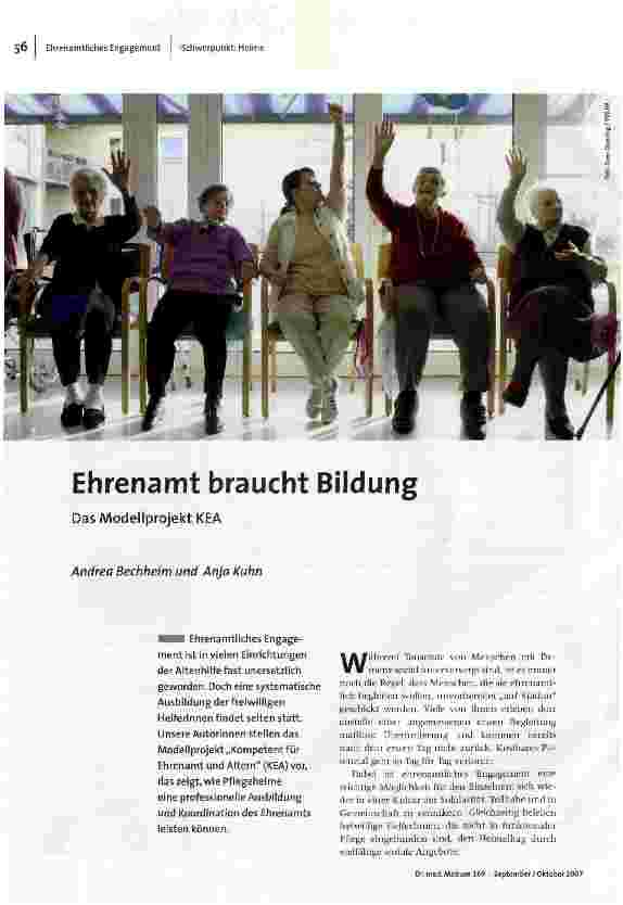 Ehrenamt braucht Bildung