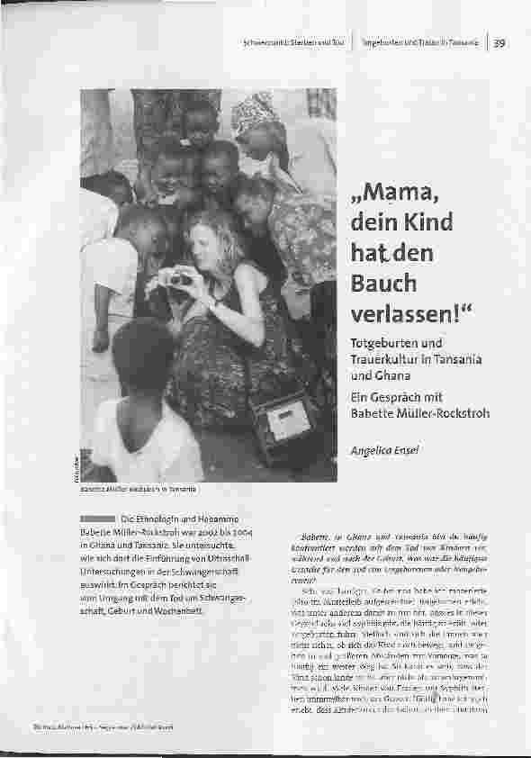 Mama, dein Kind hatden Bauch verlassen!