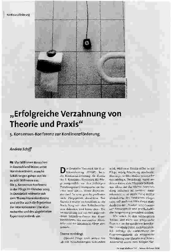 Erfolgreiche Verzahnung von Theorie und Praxis