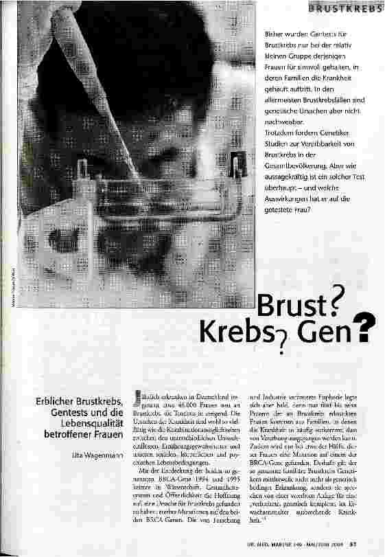 Brust? Krebs? Gen?