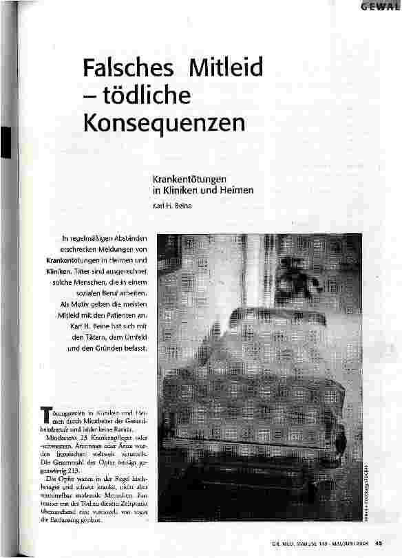 Falsches Mitleid - tödliche Konsequenzen