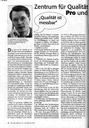 Zentrum für Qualität in der Medizin - Pro und Contra
