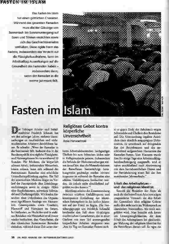 Fasten im Islam