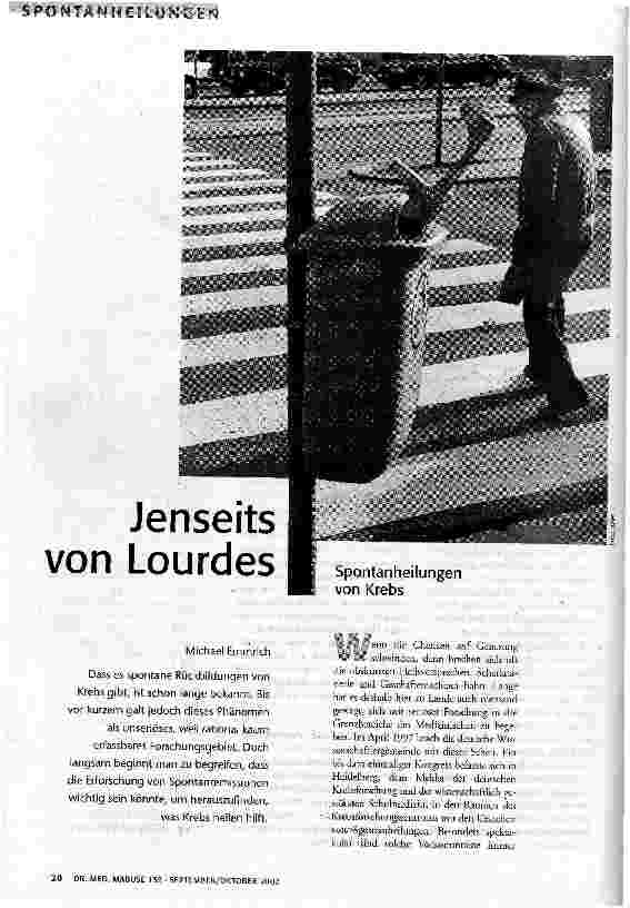 Jenseits von Lourdes