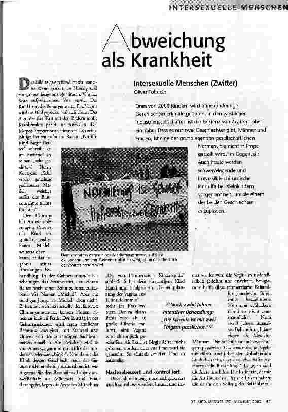 Abweichung als Krankheit