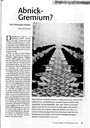 Abnick-Gremium? Der Nationale Ethikrat