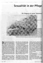 Sexualität in der Pflege Der Umgang mit einem Tabuthema