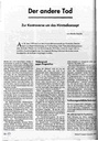 Der andere Tod Zur Kontroverse um das Hirntodkonzept