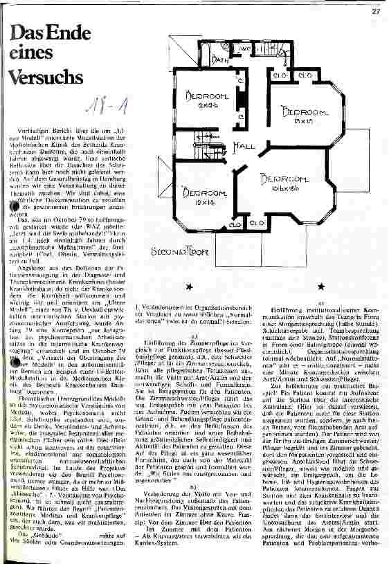 Das Ende eines Versuchs