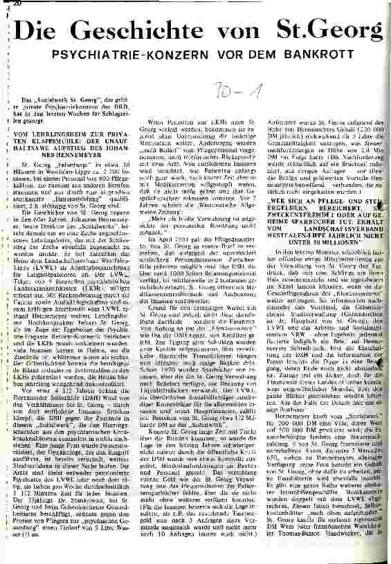 Die Geschichte von St. Georg