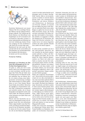 Briefe von Leser*innen