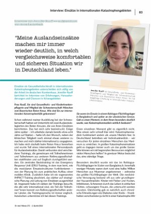 [doc_582244] Interview: Einsätze in internationalen Katastrophengebieten