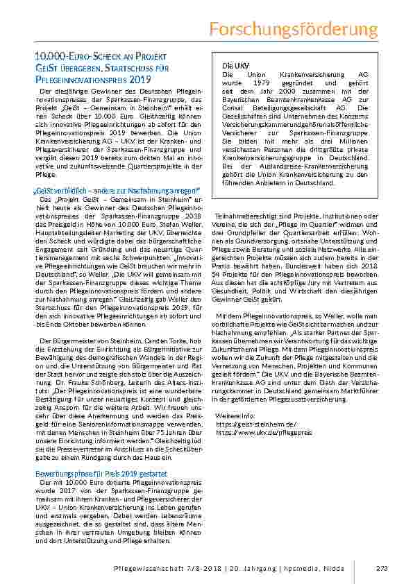 Forschungsförderung