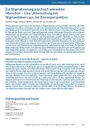 Zur Stigmatisierung psychisch erkrankter Menschen – Eine Untersuchung des Stigmaerlebens aus der Binnenperspektive